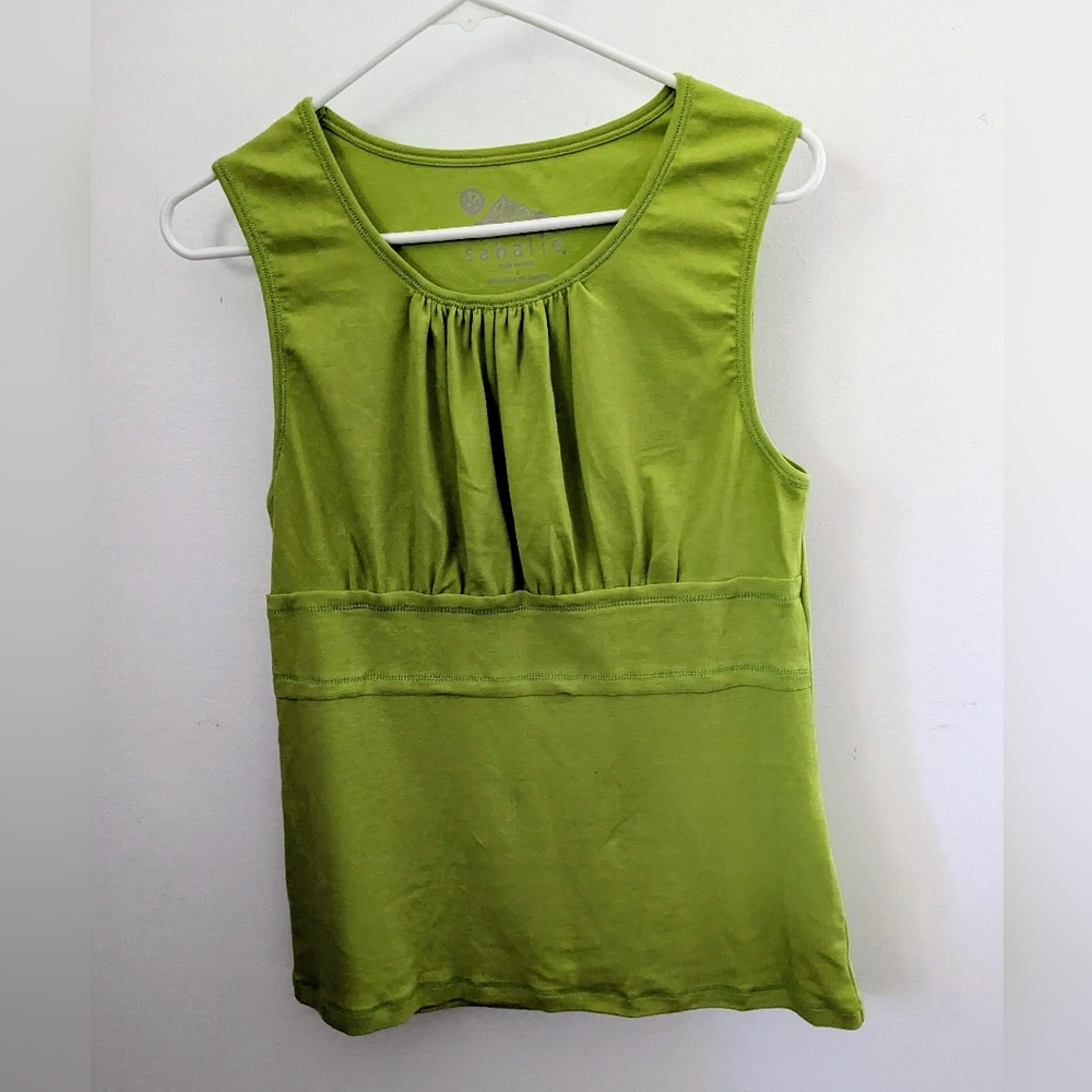 Sahalie Lime Green Tank Top